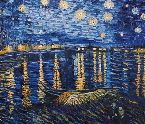 Gwiaździsta noc nad Rodanem Vincent van Gogh