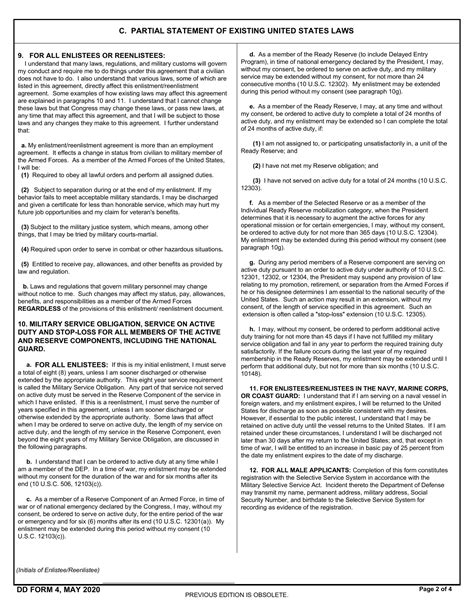 Dd Form 4 Download Fillable Pdf Or Fill Online Enlistmentreenlistment