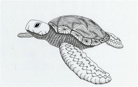 Sea Turtle Coloring Zen Doodle Doodle Art Colouring Pics Coloring