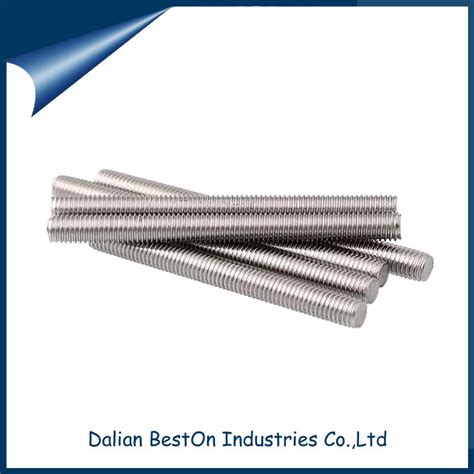 Dalian Beston China Stainless Threaded Rod Factory High Quality Threaded Rod Aisi Astm Din Jis