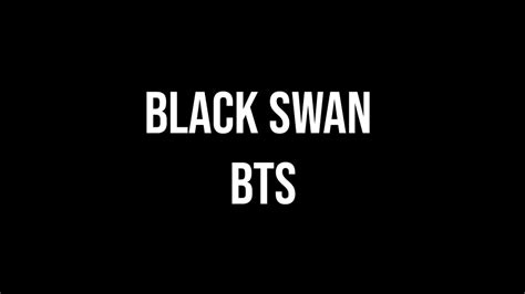 Black Swan Bts Lyric Youtube
