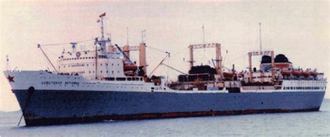 The Soviet Whaling Factory Ship Sovetskaya Ukraina Year And