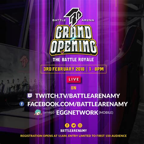 Battle Arena Grand Opening – Battle Arena
