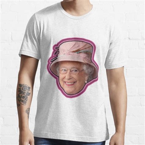 Queen Of England T Shirt For Sale By Katyrobbs Redbubble Royalty