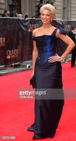 British Actress Hannah Waddingham Arrives For The Lawrence Olivier Nachrichtenfoto Getty Images