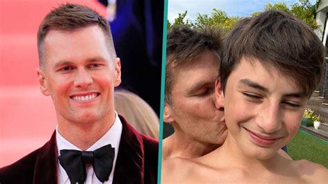 Watch Access Hollywood Highlight Tom Brady Gives Son Benjamin A Kiss In Sweet Snap After Their