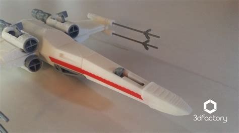 3D Printed X-Wing Starfighter - Star Wars - 3dPrintable ...