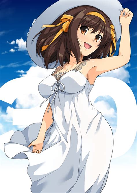 Haruhisky Suzumiya Haruhi Suzumiya Haruhi No Yuuutsu Commentary Request Highres Girl