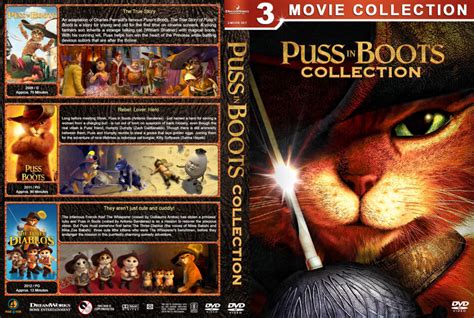 Puss In Boots Collection 2009 2012 R1 Custom Cover Dvdcovercom