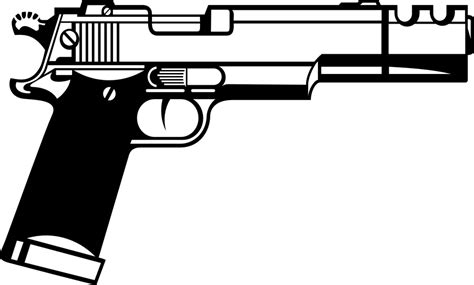Free Vector Graphic Handgun Beretta Semiautomatic Free Image On