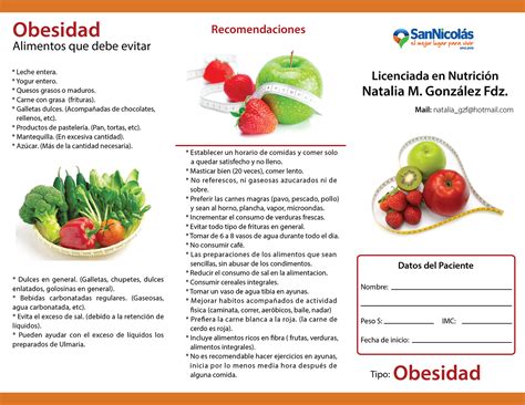 Triptico Nutricion On Behance