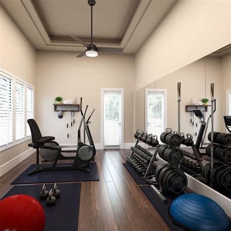 20 Home Gym Design Ideas For The Ultimate Workout Extra Space Storage Gym Room At Home Home