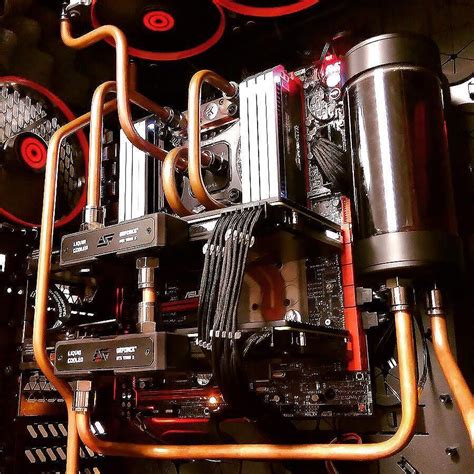 Brass Water Cooled Gaming Desktop Created And Designed By Xotic Pc