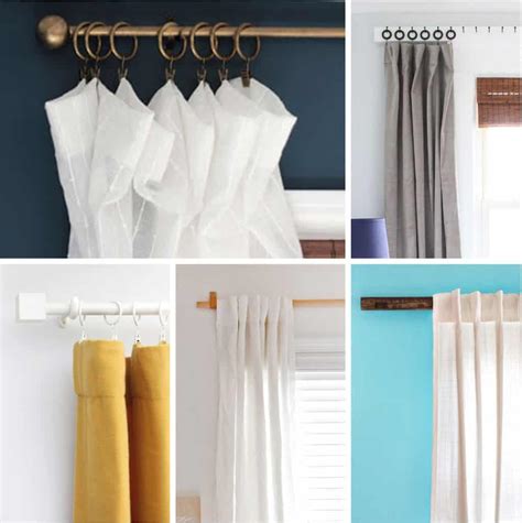 Diy Curtain Rods 15 Curtain Hanging Ideas Pretty Providence