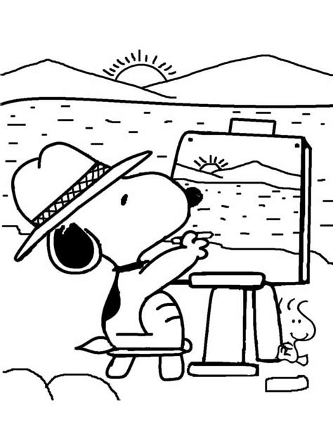 Dibujos De Snoopy Para Colorear Dibujos Online Com Sexiz Pix