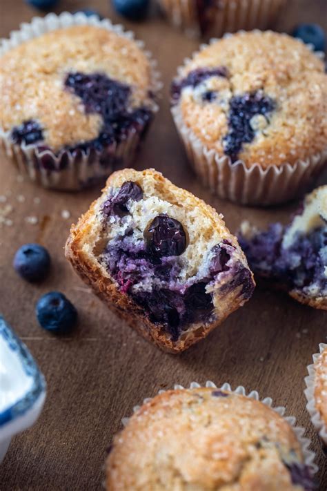 The Best Vegan Blueberry Muffins With Lemon The Vegan