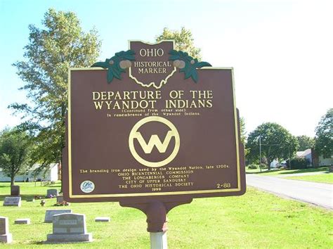 2 88 Departure Of The Wyandot Indians Remarkable Ohio