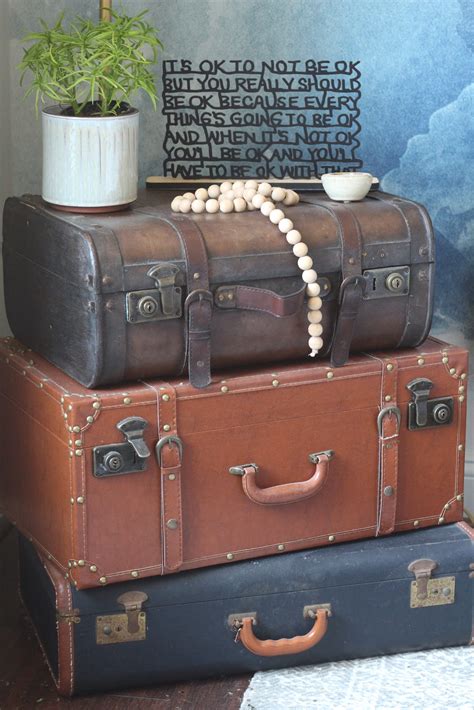 Using Vintage Suitcases In Decor A Life Unfolding
