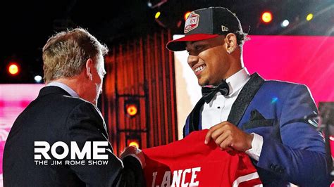 The 49ers Take Trey Lance With The No 3 Pick The Jim Rome Show Youtube