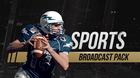 Sports Broadcast Package Identity Sport Trailer After Effects