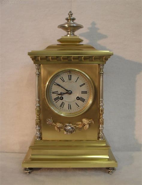 Antiques Atlas French Brass Mantel Clock