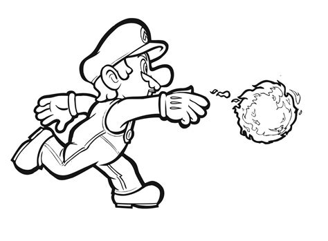 Super Mario Brothers Coloring Pages Coloring Pages