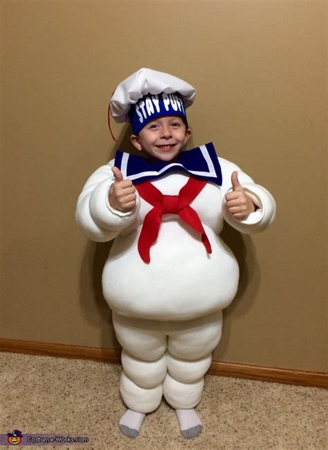 Stay Puft Marshmallow Man Boy Costume
