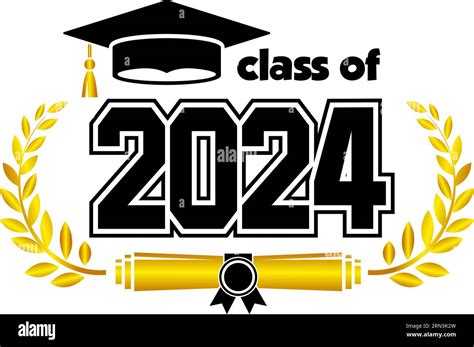 2024 Class Graduate The Concept Of Decorate Congratulation For School