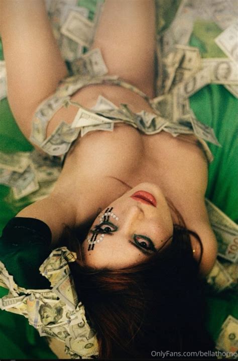 Naked Bella Thorne Covered Only With Dollar Bills 4 Photos The