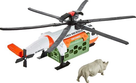 Matchbox Rescue Adventure Set With Vehicle And Animal Figure Choose