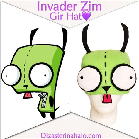 Invader Zim Gir Hat Dizaster In A Halo Girly Halloween Everyday