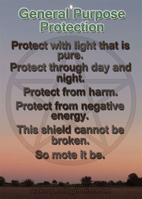 Protection Chants For Protection Spells Wake Up And Unhypnotize