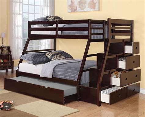 20 Stylish Space Saving Triple Bunk Beds Bunk Beds With Storage Cool Bunk Beds Bunk Bed With
