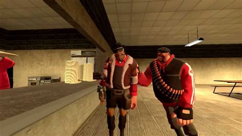 Tf2 Engineer And Scout Adventures 4 Gmod Tennis Youtube