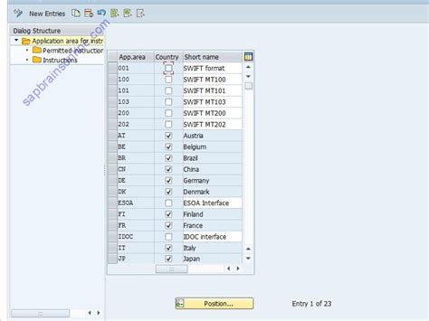 obw3 sap tcode for instructions in payment transactions