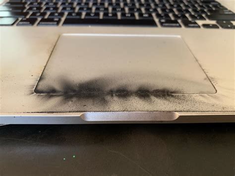 This Is What A Macbook That Exploded Due To A Bad Battery Looks Like
