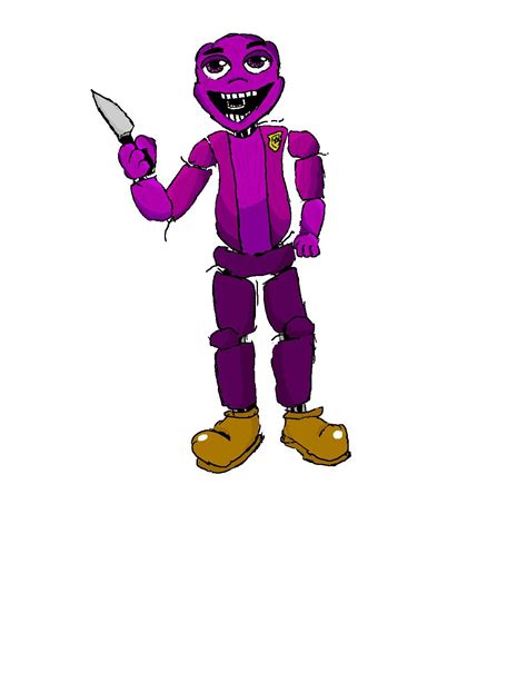 Purple Man Animatronic Slightly Stylized Requested By Umrfeeces
