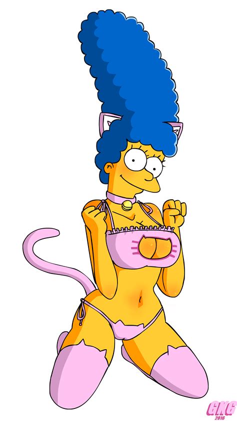 Rule 34 Female Female Only Gkg Human Keyhole Bra Lingerie Marge Simpson Solo The Simpsons