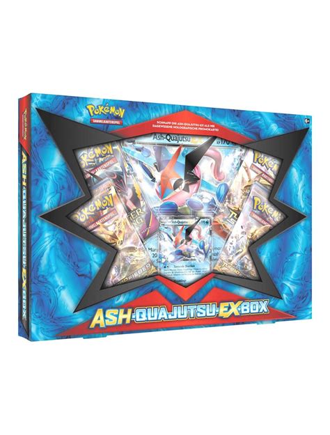 Pokémon Cards Ash Quajutsu Ex Box De Cardport Collectors Shop