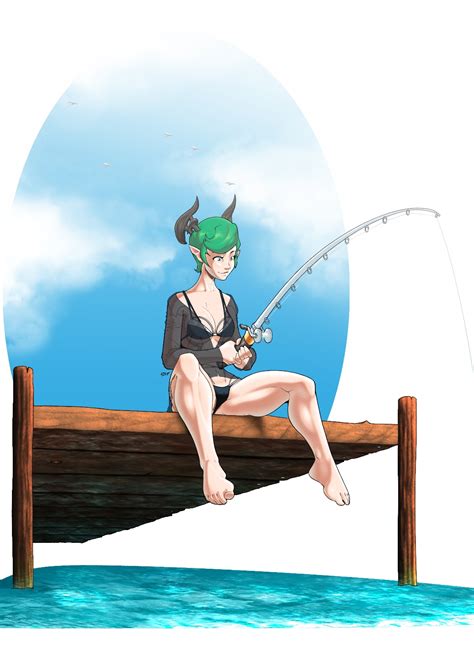 Athena Fishing Commission By A Camelt Hentai Foundry