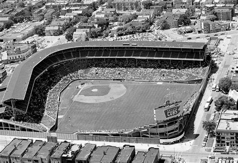 An Aerial View Of A Baseball Stadium In The S