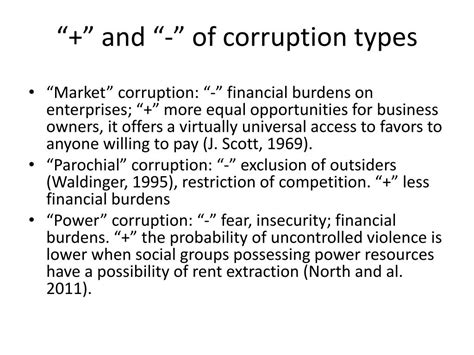 Ppt Types Of Corruption The Effect On Business Environment