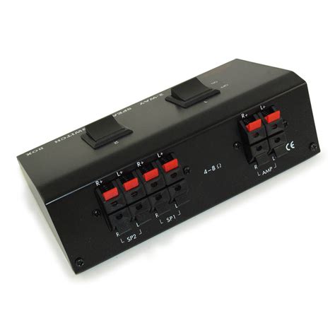 Check spelling or type a new query. My Cable Mart - Two-Way Speaker Switch Box (4 or 8 Ohm)