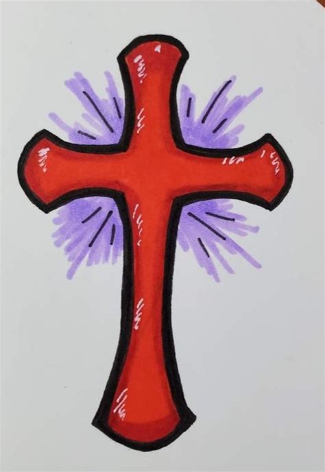 Easy Drawing Of A Crosses
