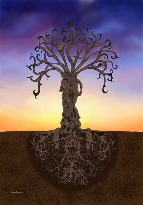 Tree Of Life And Death Painting By Melissa King