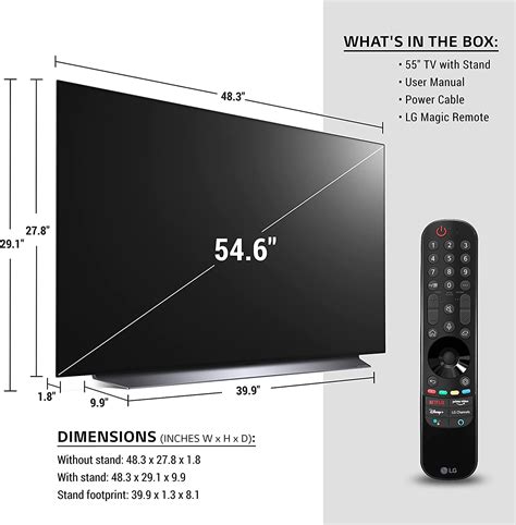 Buy Lg Oled55c1pub Alexa Built In C1 Series 55 4k Smart Oled Tv 2021