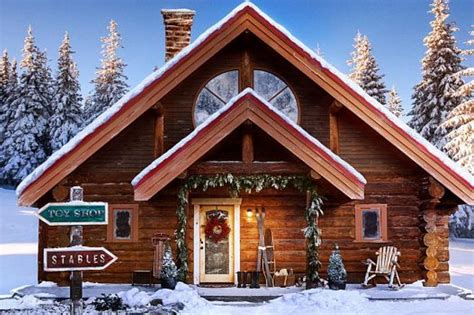 See Inside Santas House And Tiny Elf Houses At The North Pole