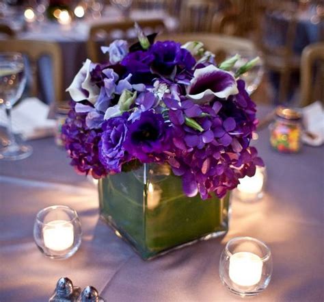 Purple Blue And Green Wedding Flowers~ Desirees Inspiration