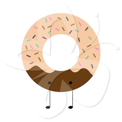 Kawaii Styled Donuts Clip Art Clipart Set Personal And Etsy Art