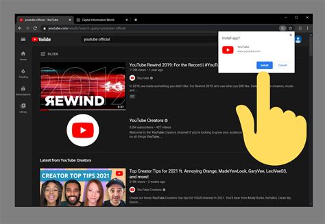 Youtube Now Offers Progressive Web Apps Installation Prompts